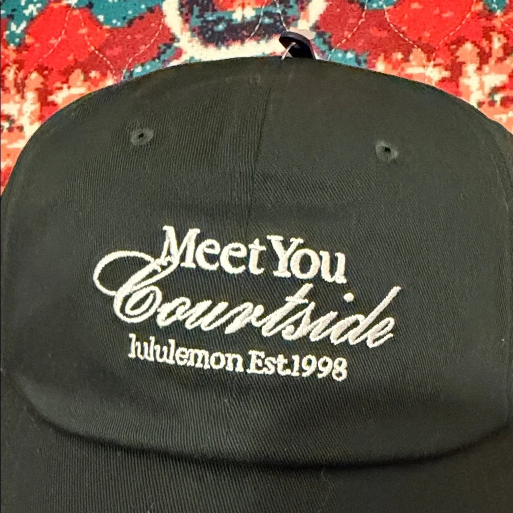 lululemon athletica dark green Embroidered Cap meet you courtside